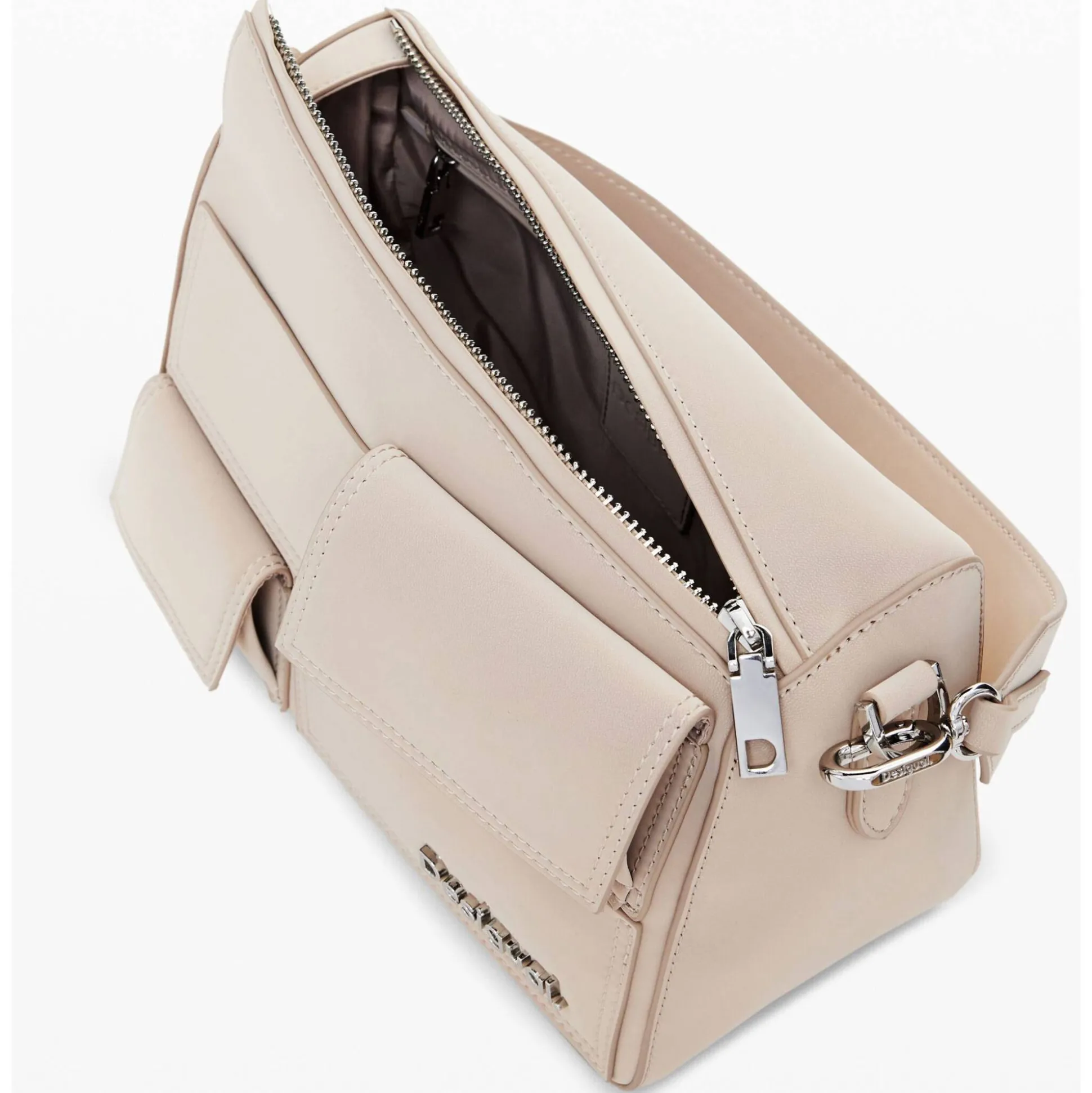 Desigual Sac bandouliere effet cuir Pocket Face*Femme Sacs Bandoulière