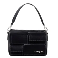 Desigual Sac bandouliere effet cuir Pocket Face*Femme Sacs Bandoulière