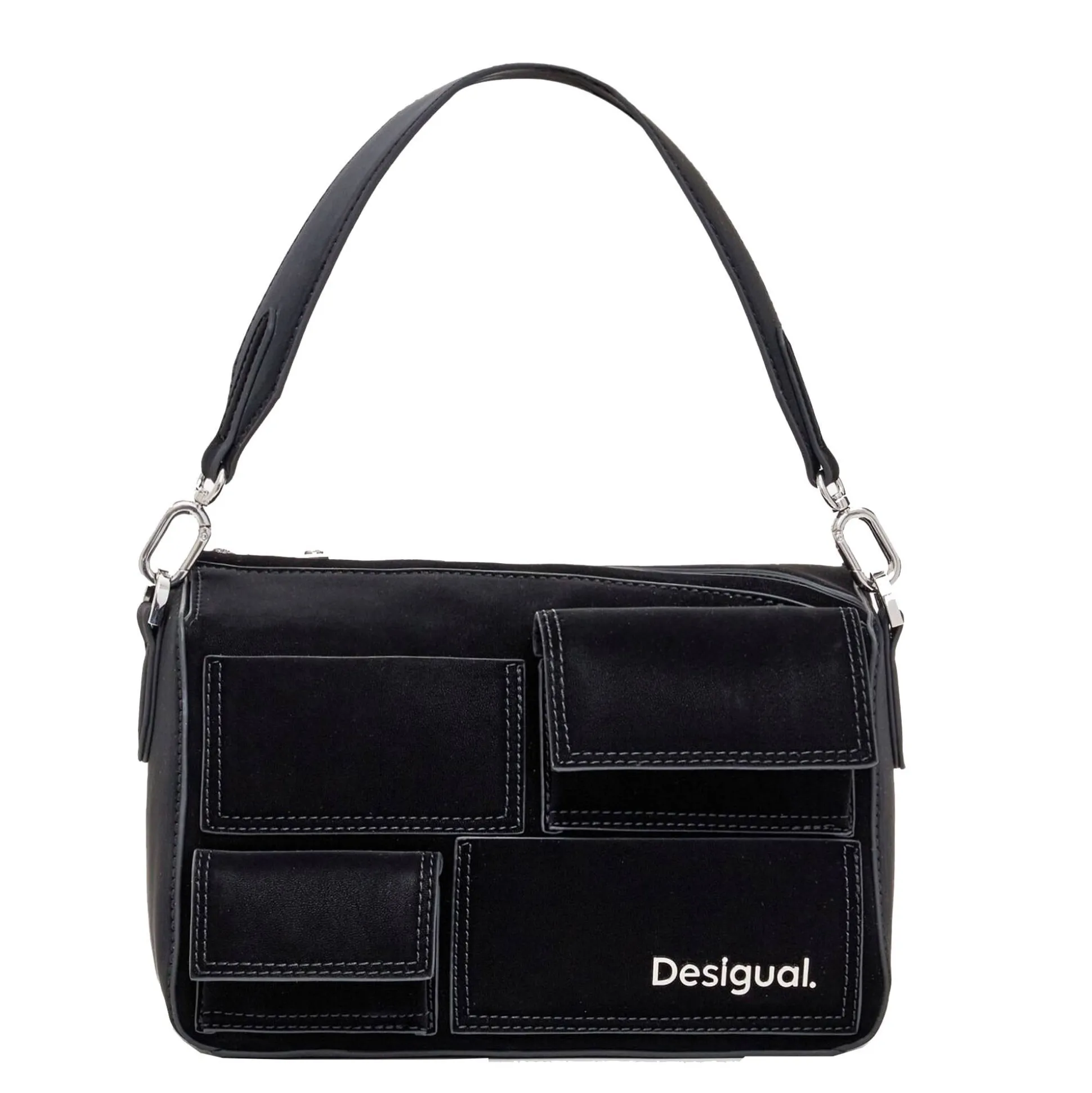 Desigual Sac bandouliere effet cuir Pocket Face*Femme Sacs Bandoulière