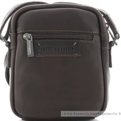 Arthur Aston Sac bandouliere en cuir de vachette Johany*Homme Sacoches Homme