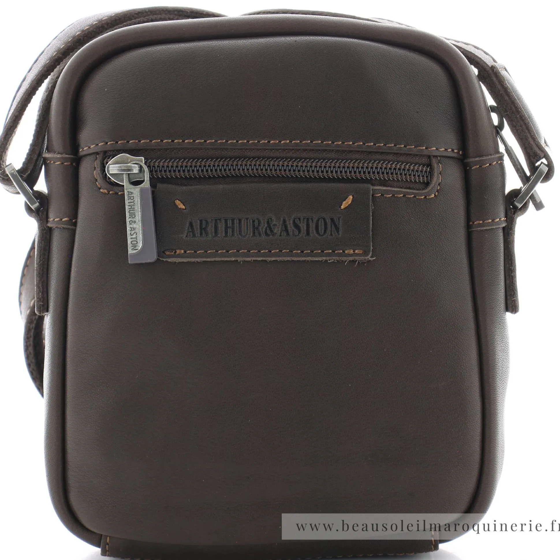 Arthur Aston Sac bandouliere en cuir de vachette Johany*Homme Sacoches Homme