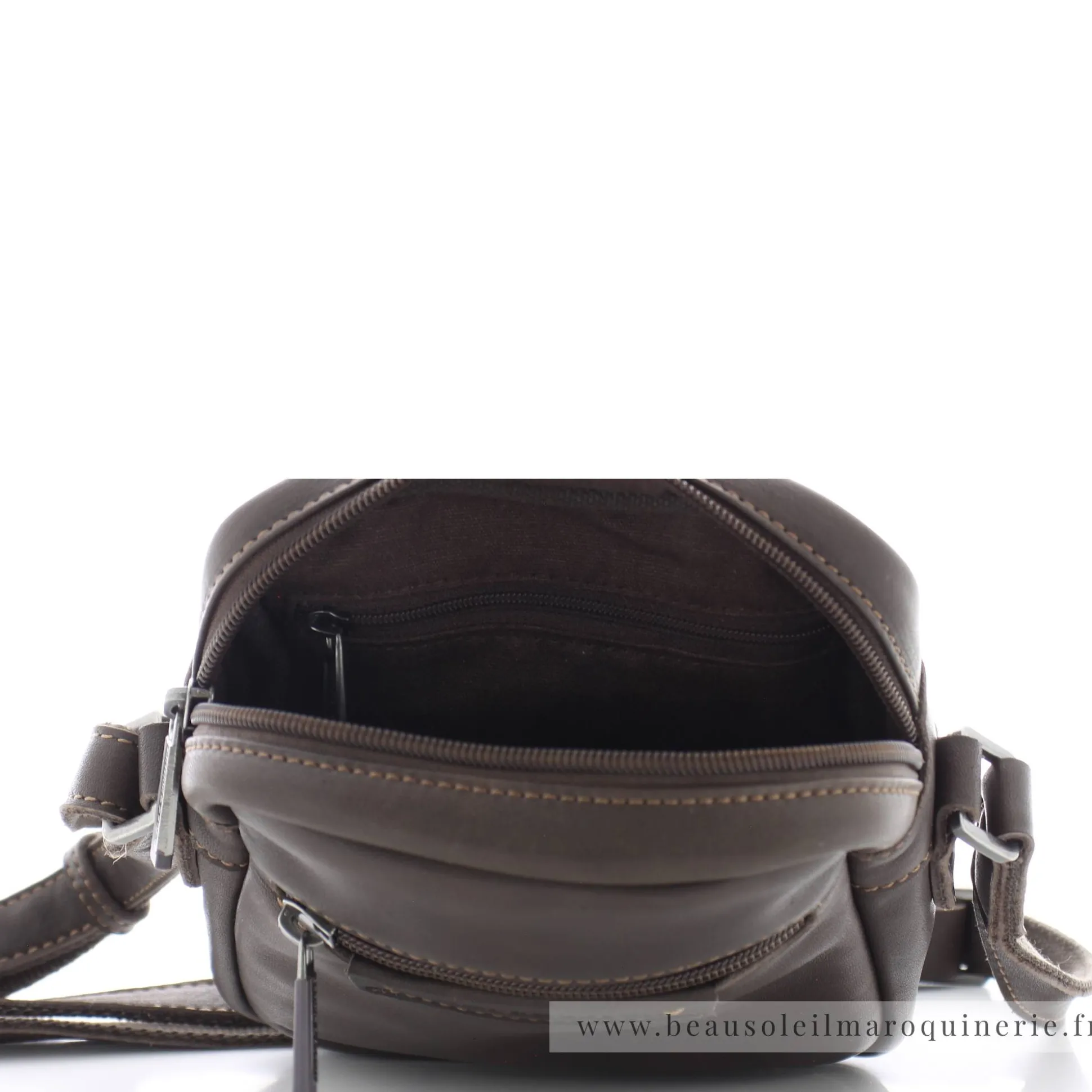 Arthur Aston Sac bandouliere en cuir de vachette Johany*Homme Sacoches Homme