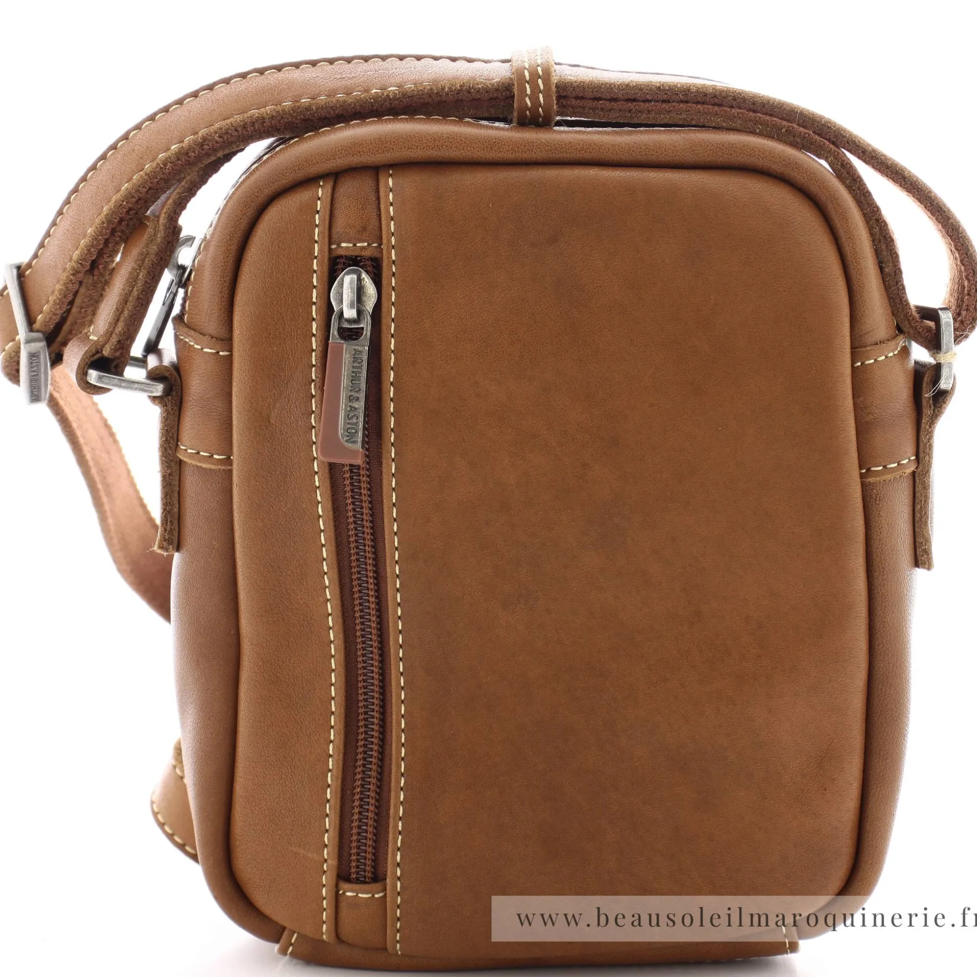 Arthur Aston Sac bandouliere en cuir de vachette Johany*Homme Sacoches Homme