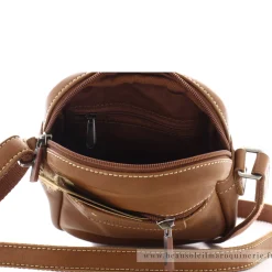 Arthur Aston Sac bandouliere en cuir de vachette Johany*Homme Sacoches Homme