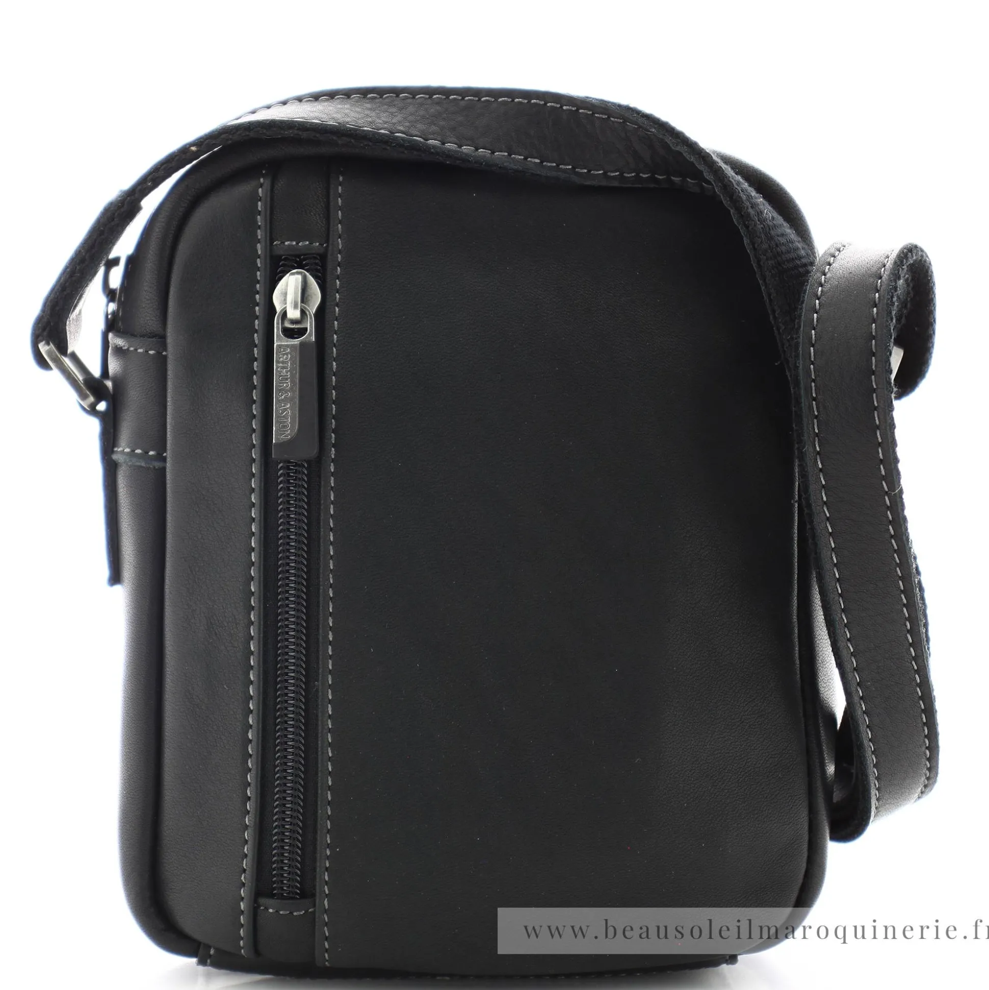 Arthur Aston Sac bandouliere en cuir de vachette Johany*Homme Sacoches Homme