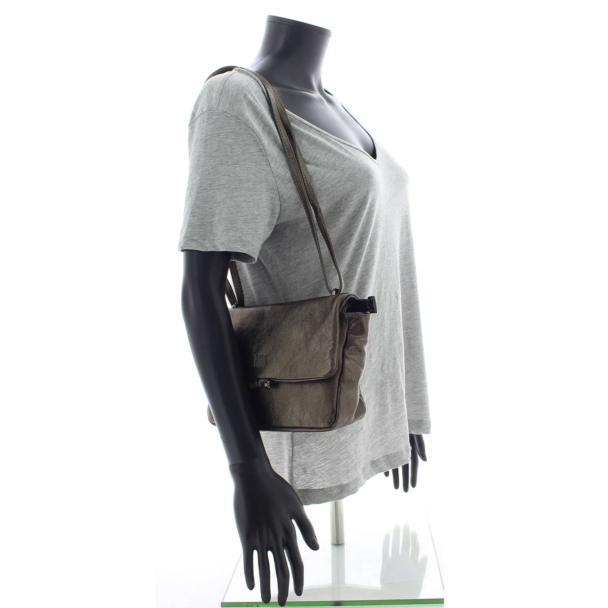 Biba Sac bandouliere en cuir Elisabeth a rabat*Femme Sacs Bandoulière