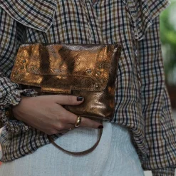 Pieces Sac bandouliere Felizia cuir a rabat*Femme Sacs Bandoulière