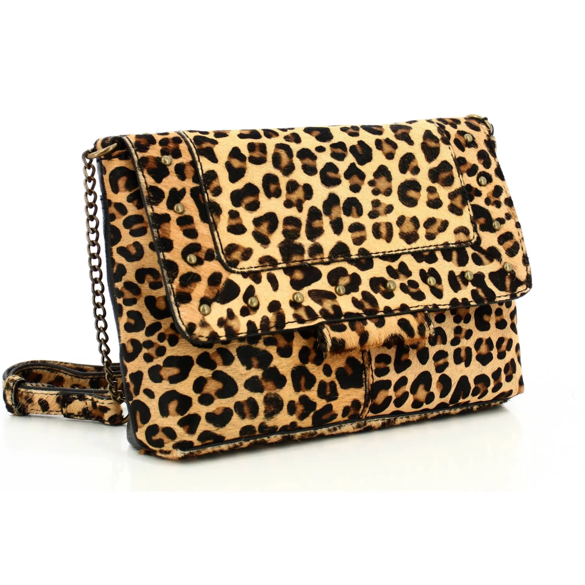 Pieces Sac bandouliere Feliziora cuir facon leopard*Femme Sacs Bandoulière