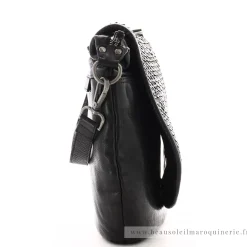 Biba Sac bandouliere Hardy a rabat tresse*Femme Sacs Porté Épaule|Sacs Bandoulière