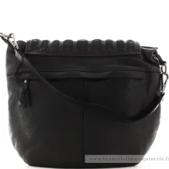 Biba Sac bandouliere Hardy a rabat tresse*Femme Sacs Porté Épaule|Sacs Bandoulière