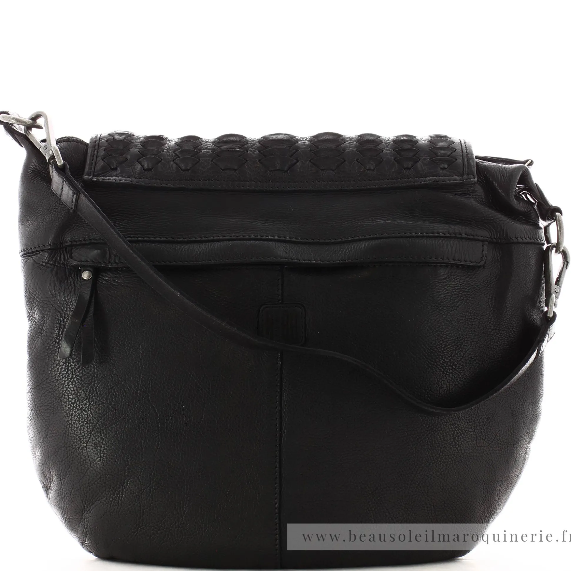 Biba Sac bandouliere Hardy a rabat tresse*Femme Sacs Porté Épaule|Sacs Bandoulière