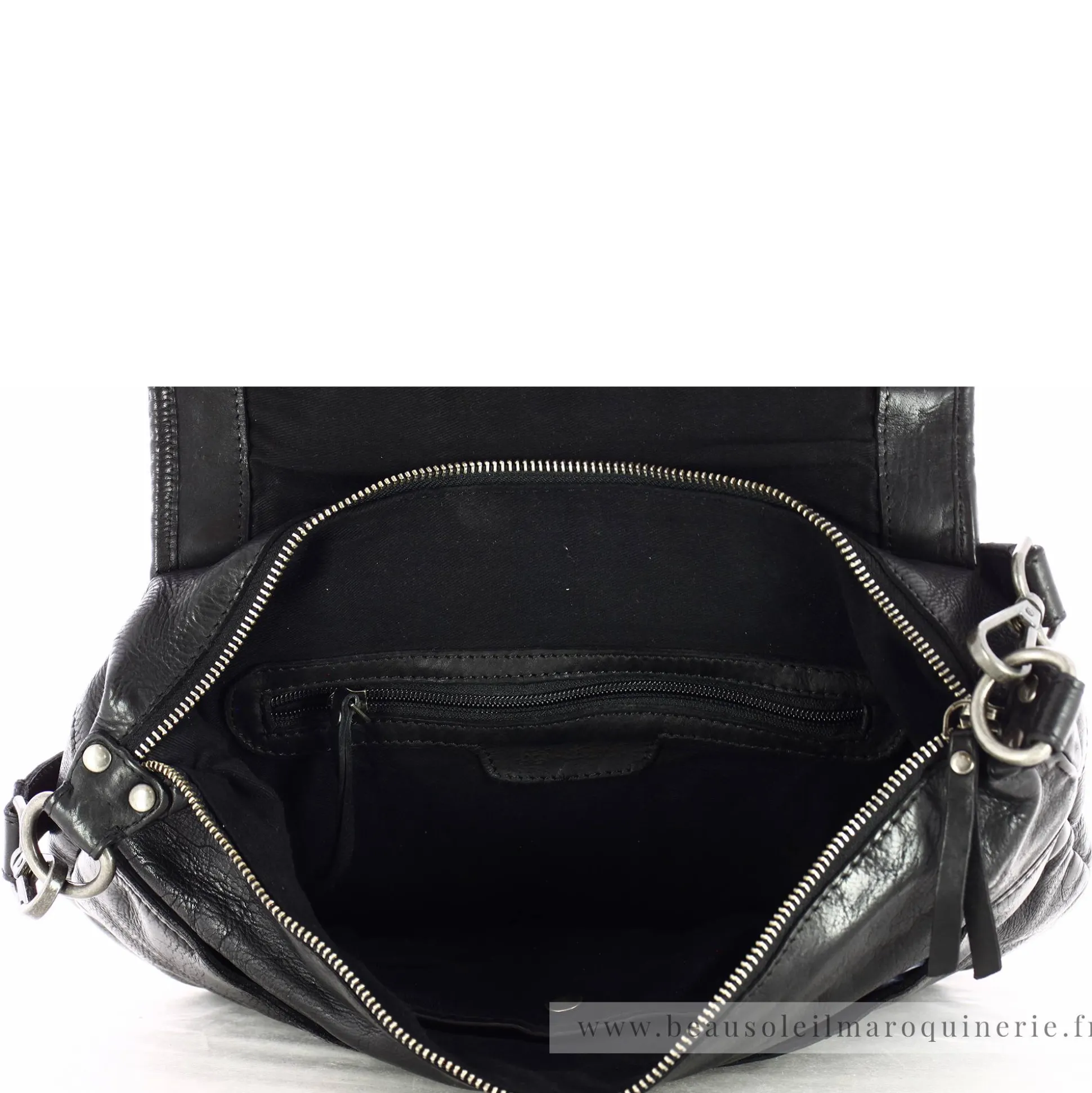 Biba Sac bandouliere Hardy a rabat tresse*Femme Sacs Porté Épaule|Sacs Bandoulière