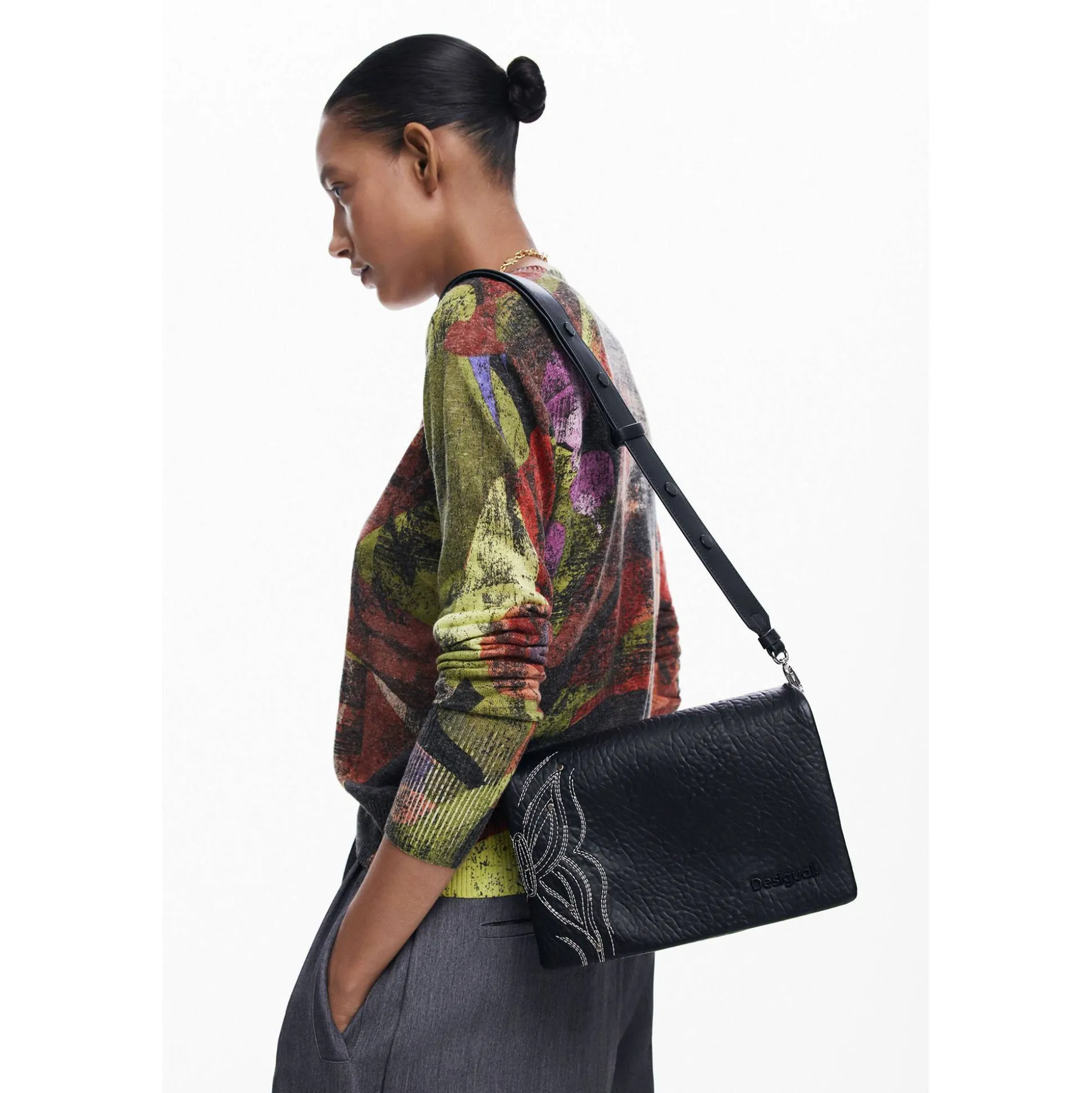 Desigual Sac bandouliere imprime papillon Goodall Dortmund 2.0*Femme Sacs Bandoulière