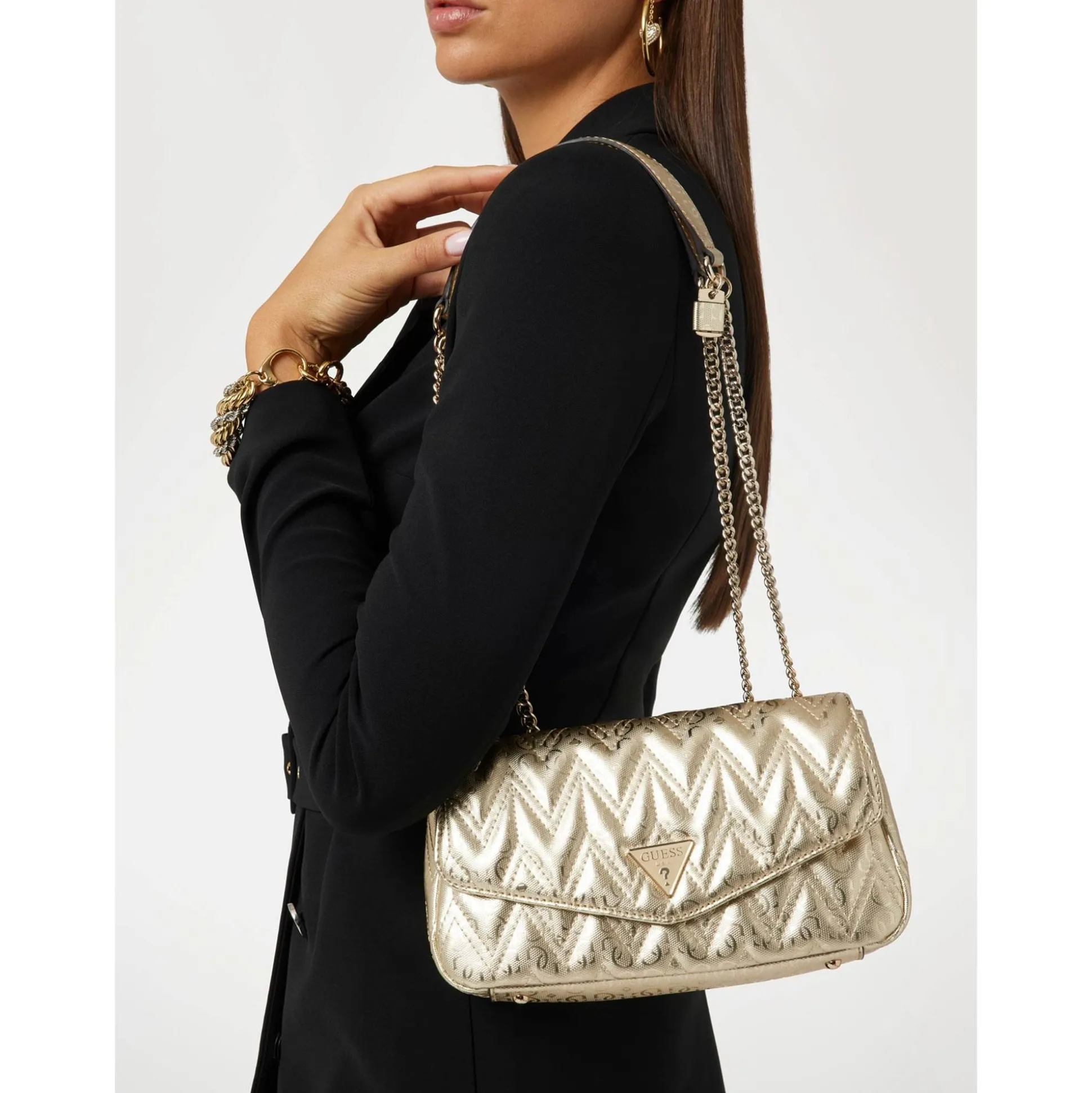 Guess Sac bandouliere irise Adelard a rabat*Femme Sacs Bandoulière