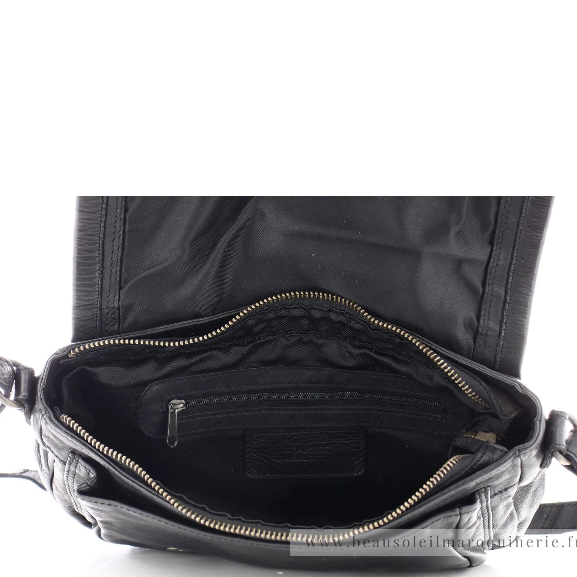 Gianni Conti Sac bandouliere Katrin a rabat en cuir*Femme Sacs Bandoulière