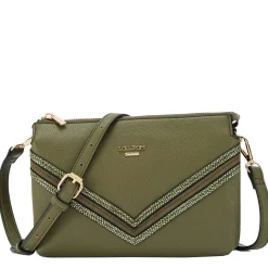 Lollipops Sac bandouliere M multipocket effet graine Ostuni*Femme Sacs Bandoulière