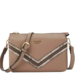 Lollipops Sac bandouliere M multipocket effet graine Ostuni*Femme Sacs Bandoulière