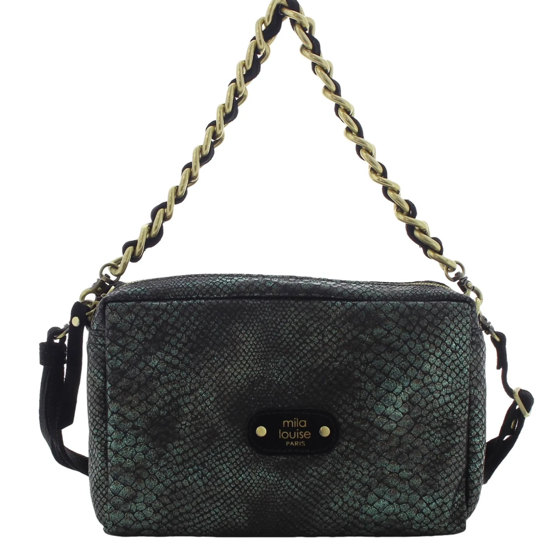 Mila Louise Sac bandouliere Mama PT3 facon python*Femme Sacs Bandoulière