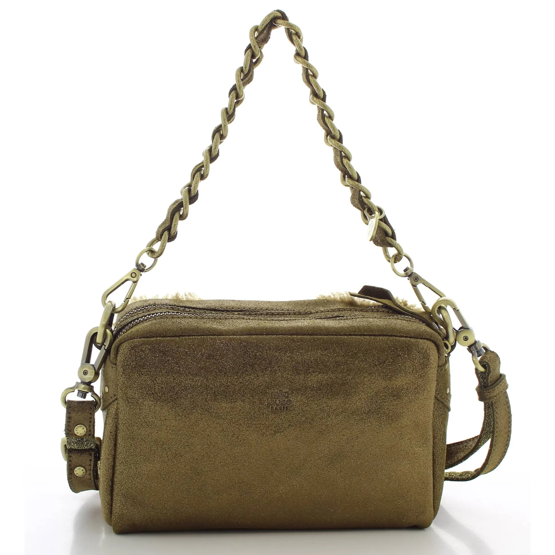 Mila Louise Sac bandouliere Mama TVX effet mouton*Femme Sacs Bandoulière