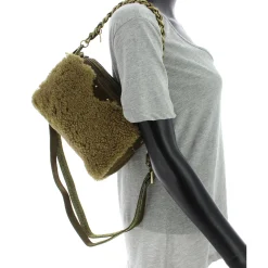 Mila Louise Sac bandouliere Mama TVX effet mouton*Femme Sacs Bandoulière