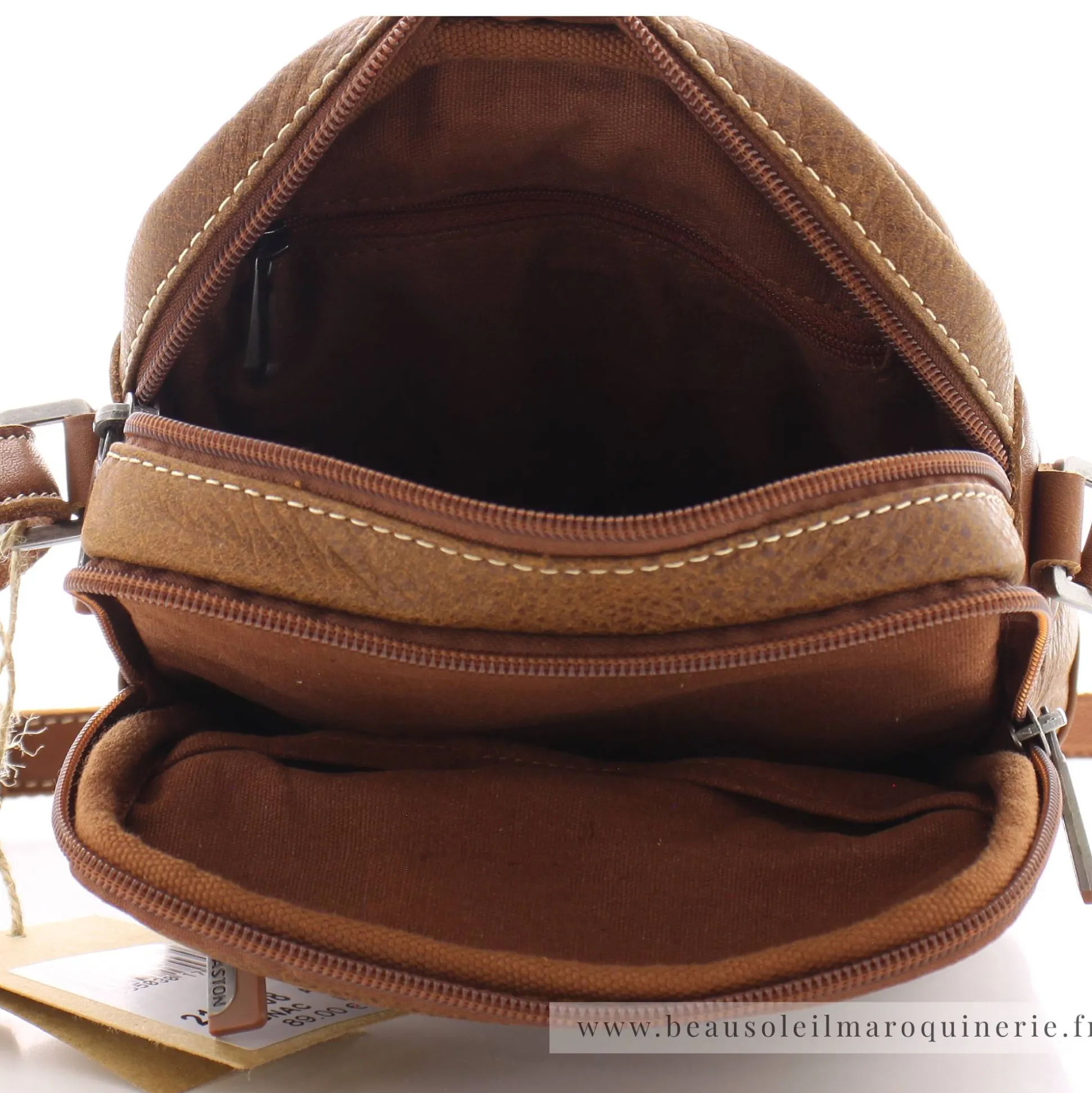 Arthur Aston Sac bandouliere Marco en cuir de vachette*Homme Sacoches Homme