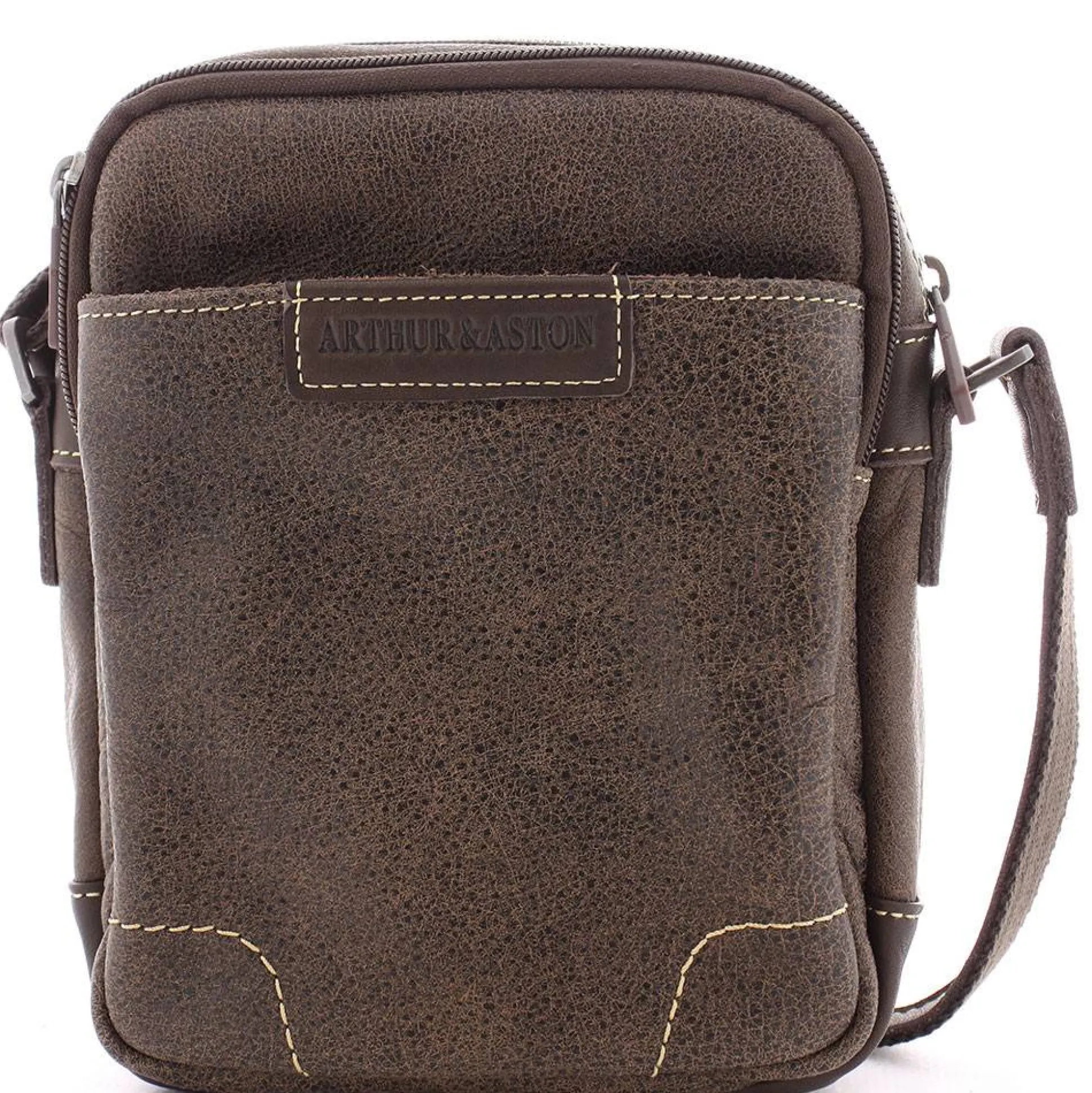 Arthur Aston Sac bandouliere Marco en cuir de vachette*Homme Sacoches Homme