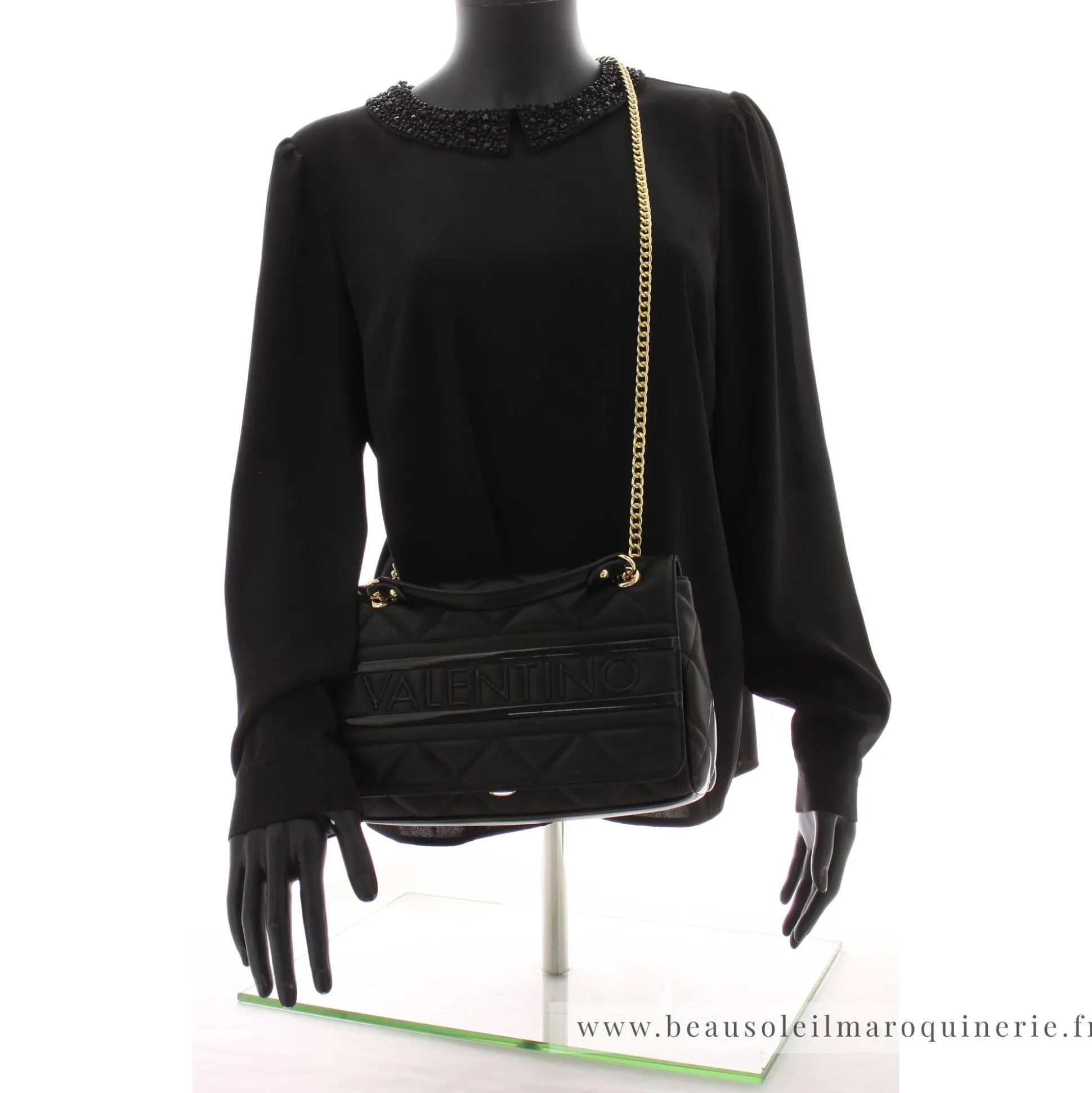 Valentino Bags Sac bandouliere Mario matelasse maxi logo*Femme Sacs Bandoulière
