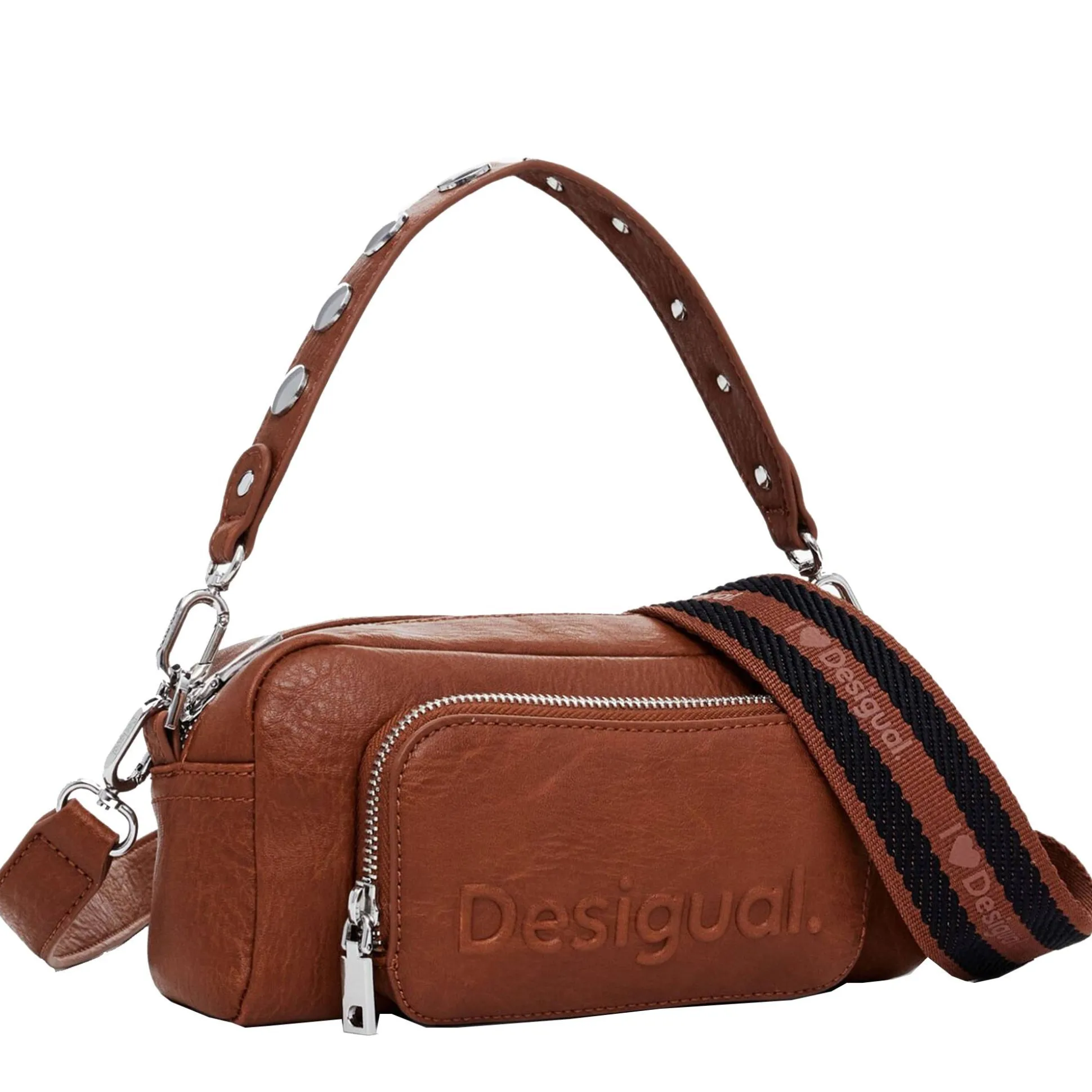 Desigual Sac bandouliere multi-poches zippe*Femme Sacs Bandoulière
