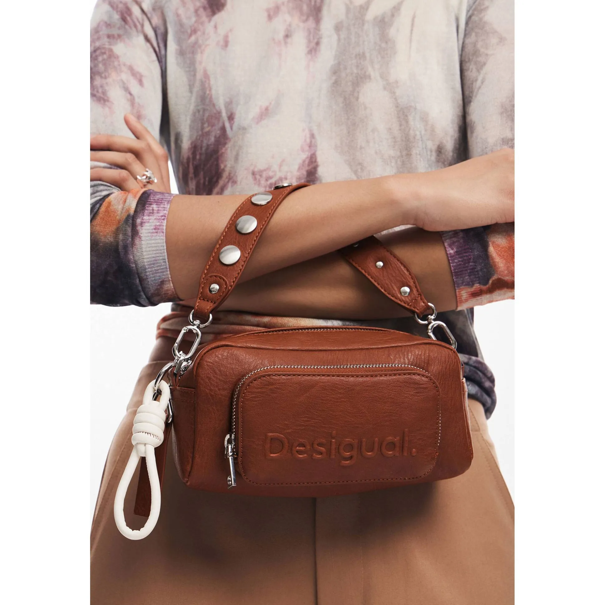 Desigual Sac bandouliere multi-poches zippe*Femme Sacs Bandoulière