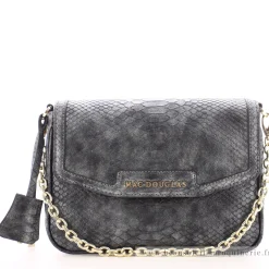 Mac Douglas Sac bandouliere rabat facon python Kiribati Bryan*Femme Sacs Bandoulière
