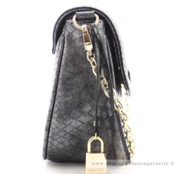 Mac Douglas Sac bandouliere rabat facon python Kiribati Bryan*Femme Sacs Bandoulière