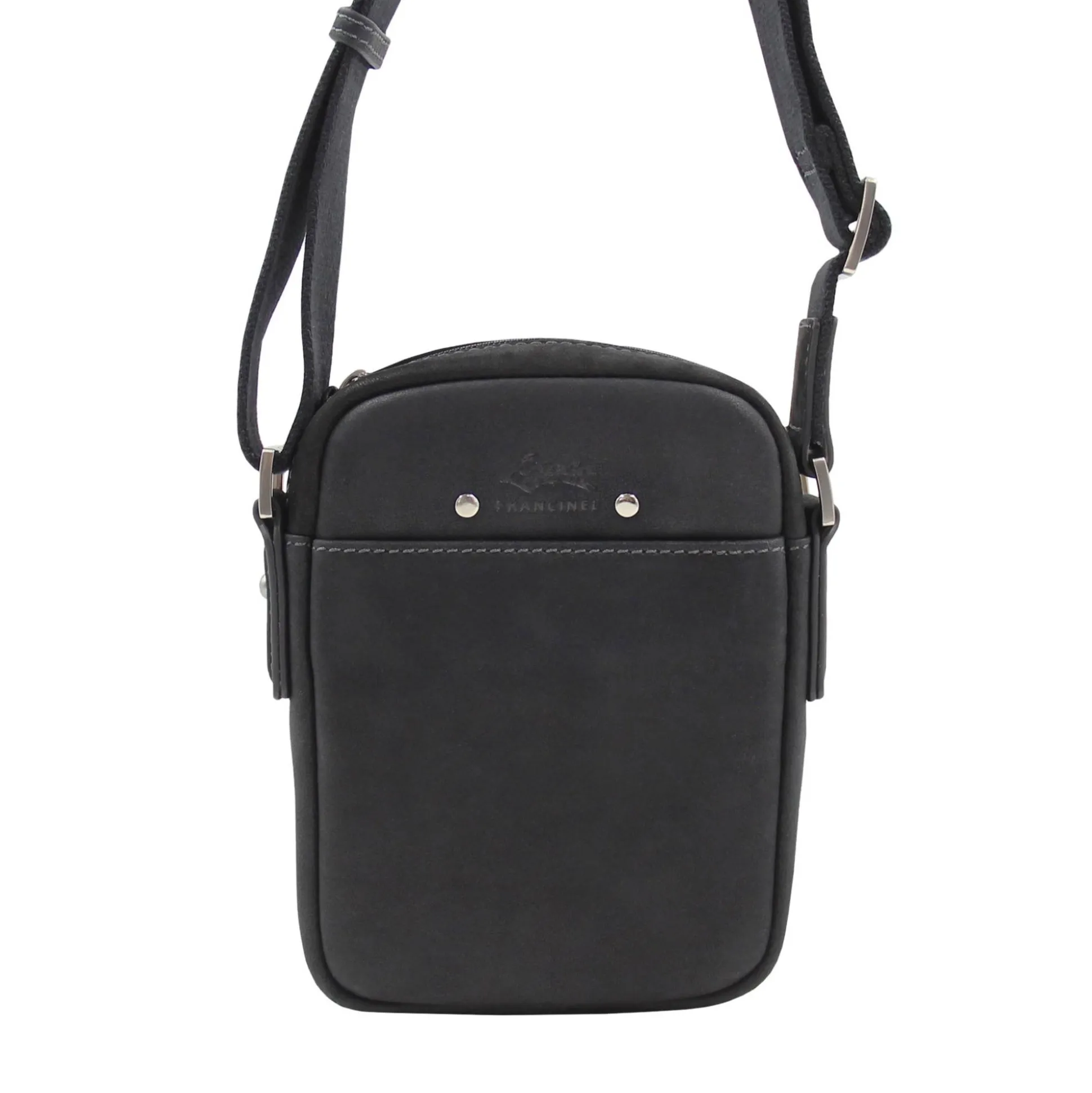 Francinel Sac bandouliere zippe Berlin cuir gras*Homme Sacs Besace