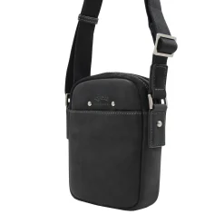 Francinel Sac bandouliere zippe Berlin cuir gras*Homme Sacs Besace