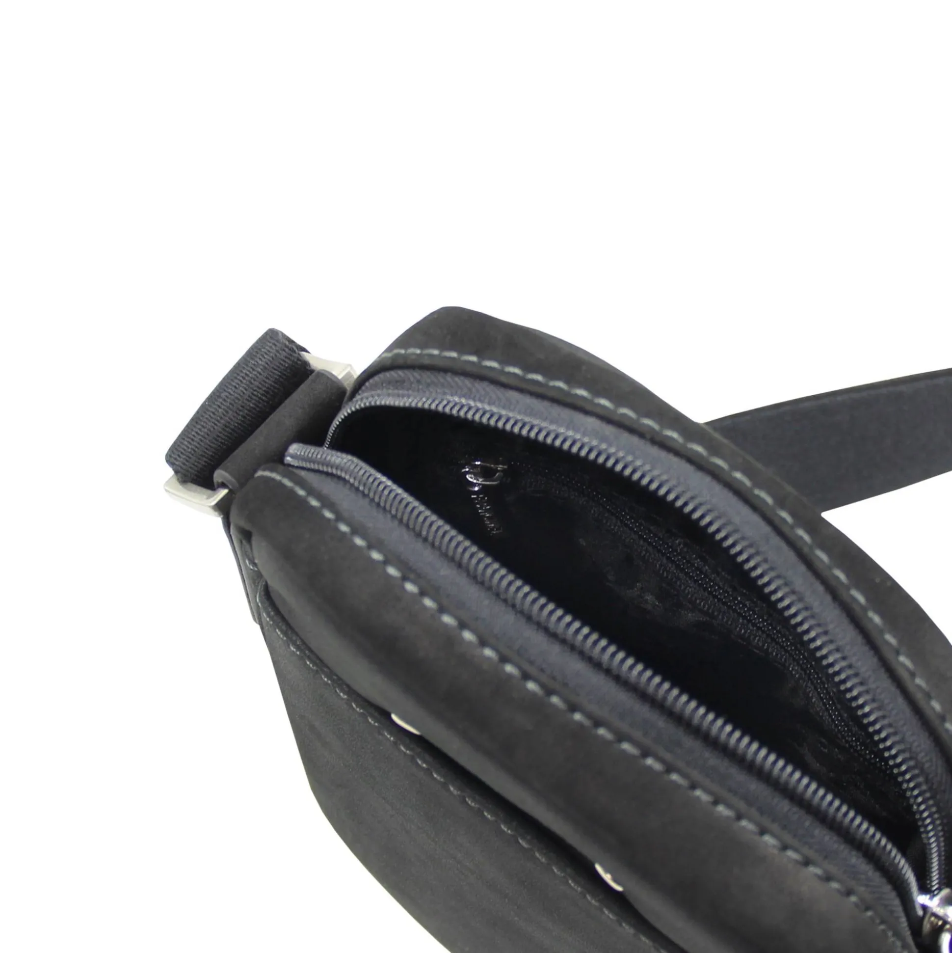 Francinel Sac bandouliere zippe Berlin cuir gras*Homme Sacs Besace