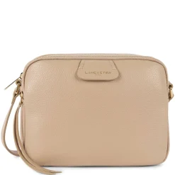 Lancaster Sac bandouliere zippe Dune*Femme Sacs Bandoulière
