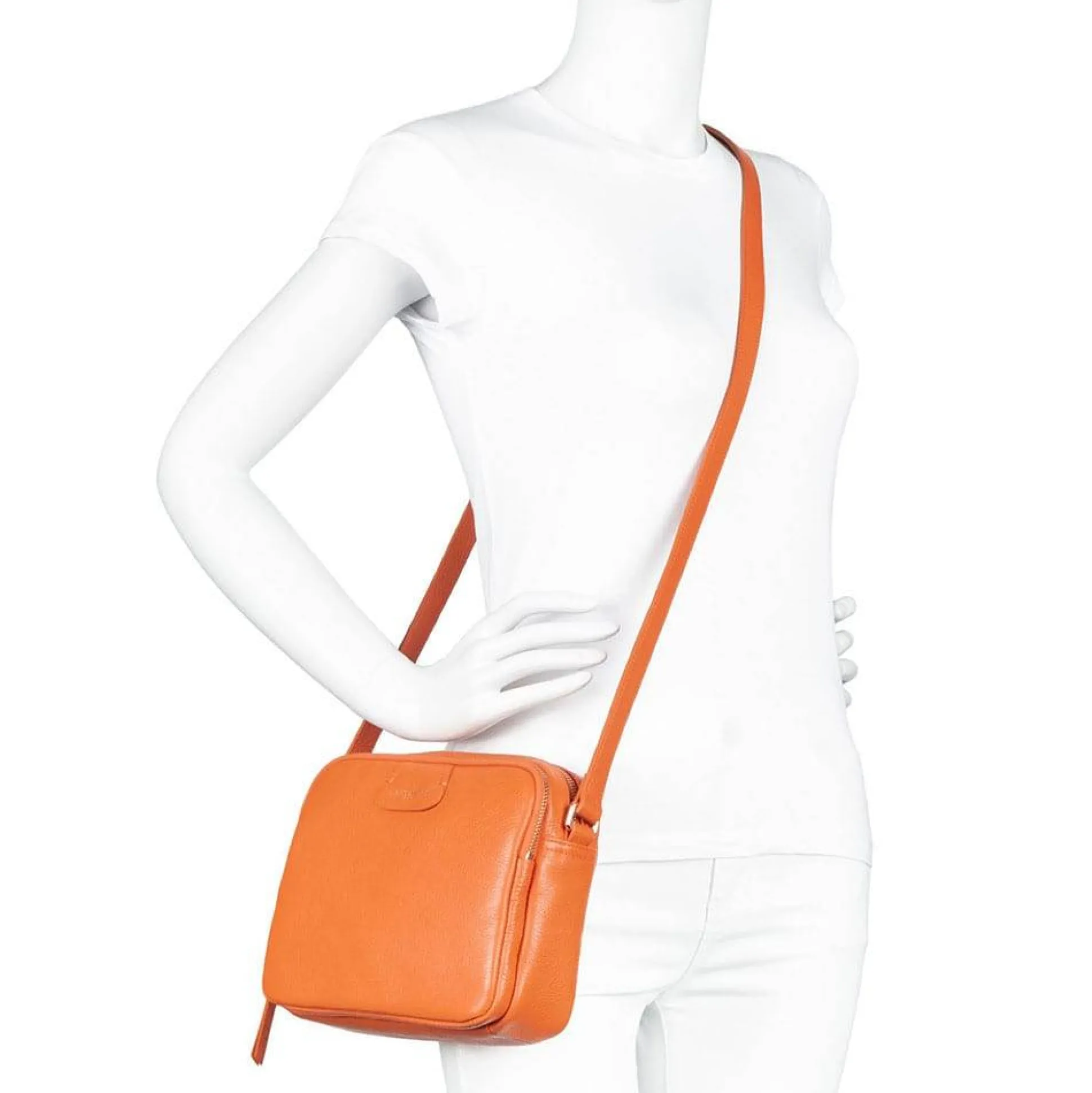 Lancaster Sac bandouliere zippe Dune*Femme Sacs Bandoulière