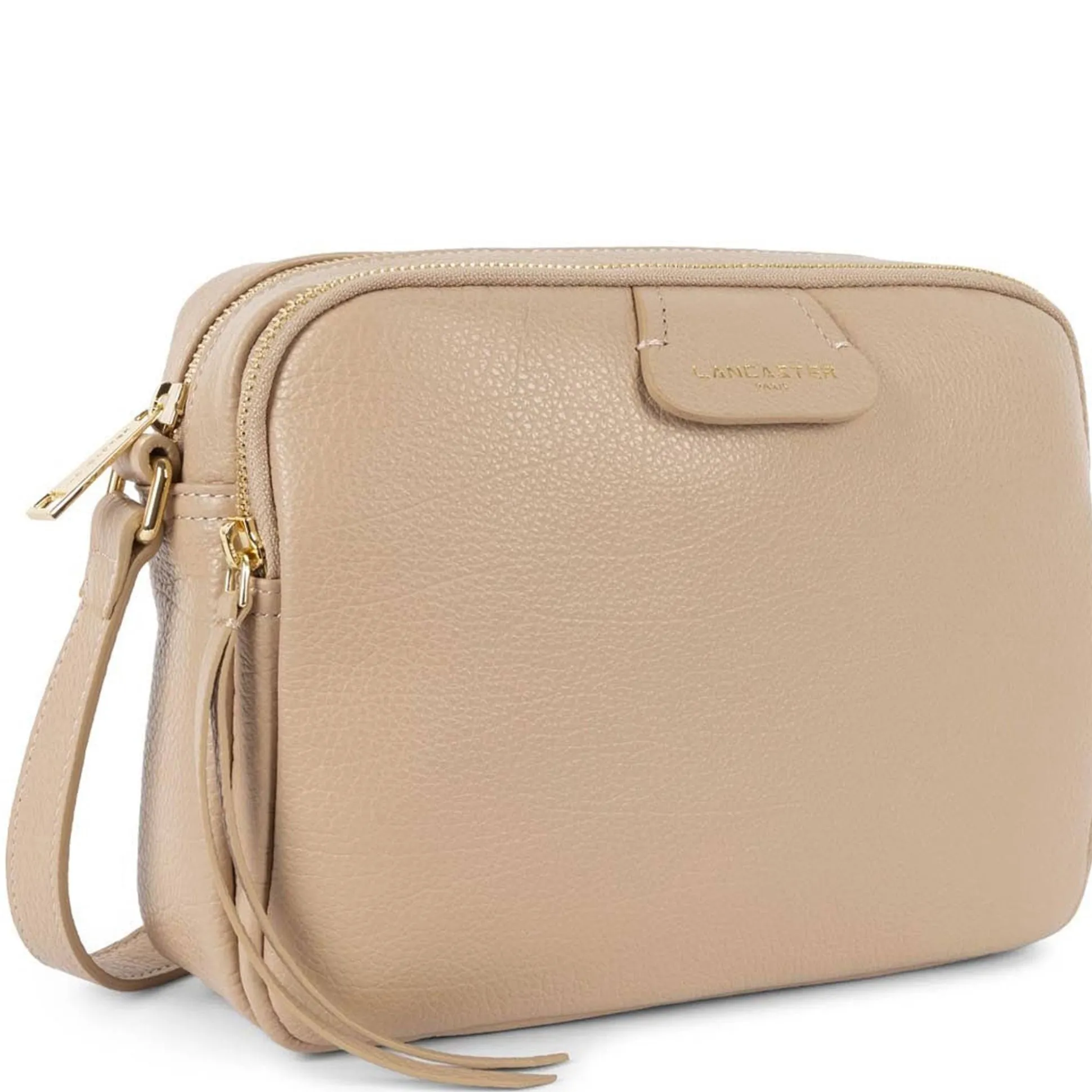Lancaster Sac bandouliere zippe Dune*Femme Sacs Bandoulière