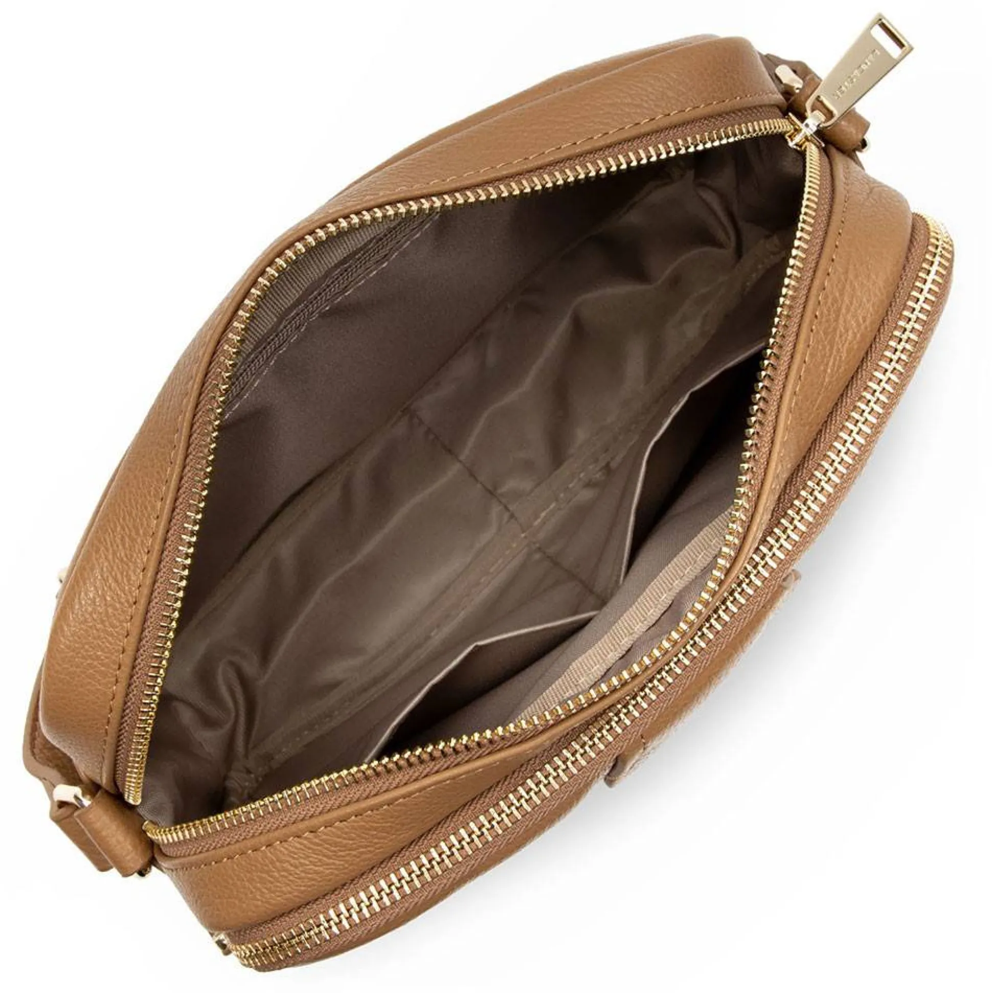 Lancaster Sac bandouliere zippe Dune*Femme Sacs Bandoulière