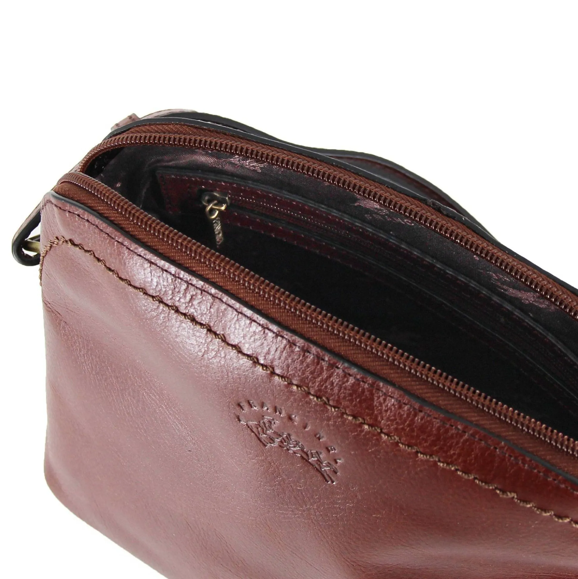 Francinel Sac bandouliere zippe Tilleul en cuir*Femme Sacs Porté Épaule|Sacs Bandoulière