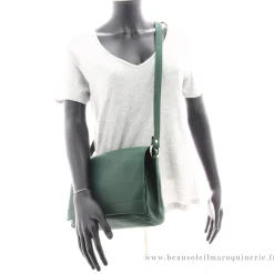 Les Ateliers Foures Sac besace a rabat Harmonie Ecrin*Femme Sacs Bandoulière