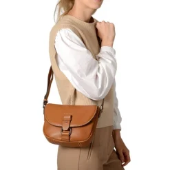 Mac Douglas Sac besace a rabat Treck Magda S en cuir*Femme Sacs Bandoulière