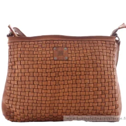 Biba Sac besace bandouliere tresse Kansas*Femme Sacs Bandoulière