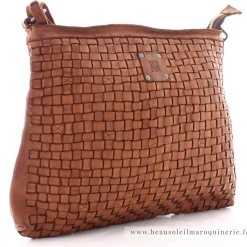 Biba Sac besace bandouliere tresse Kansas*Femme Sacs Bandoulière