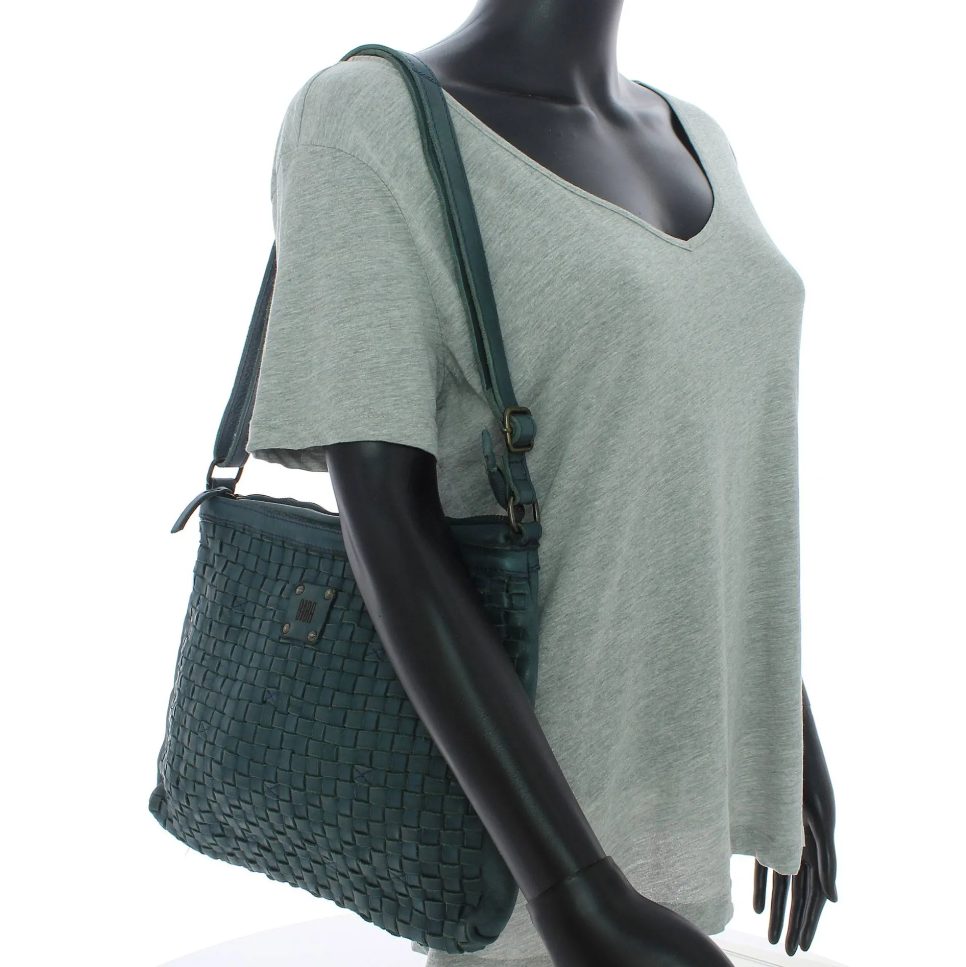 Biba Sac besace bandouliere tresse Kansas*Femme Sacs Bandoulière