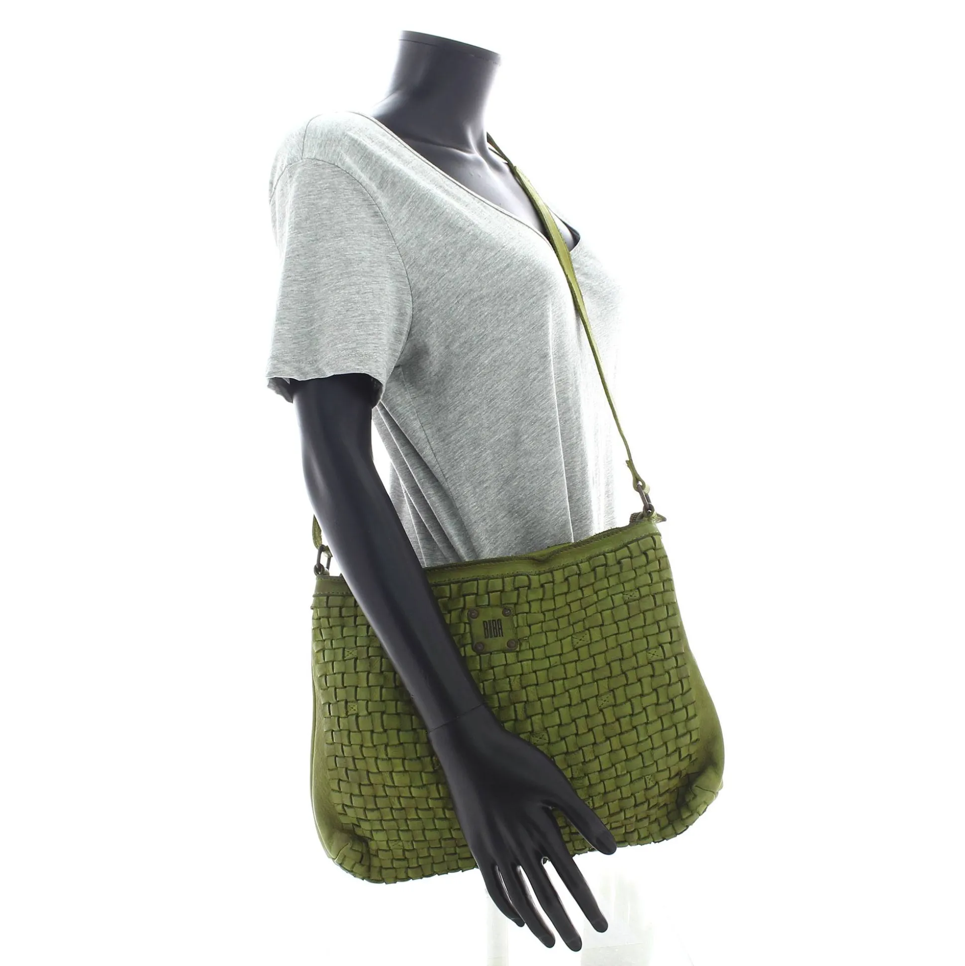 Biba Sac besace bandouliere tresse Kansas*Femme Sacs Bandoulière
