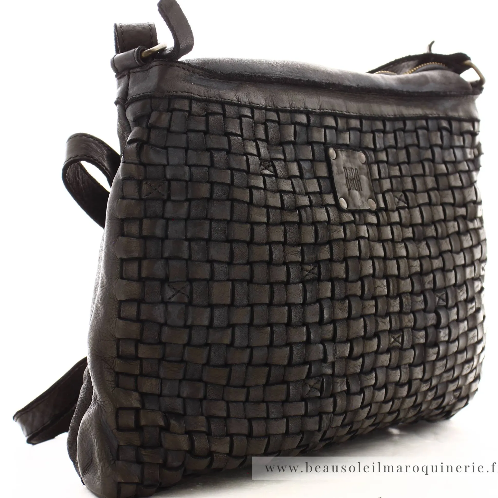Biba Sac besace bandouliere tresse Kansas*Femme Sacs Bandoulière