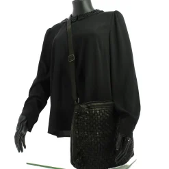 Biba Sac besace bandouliere tresse Kansas*Femme Sacs Bandoulière