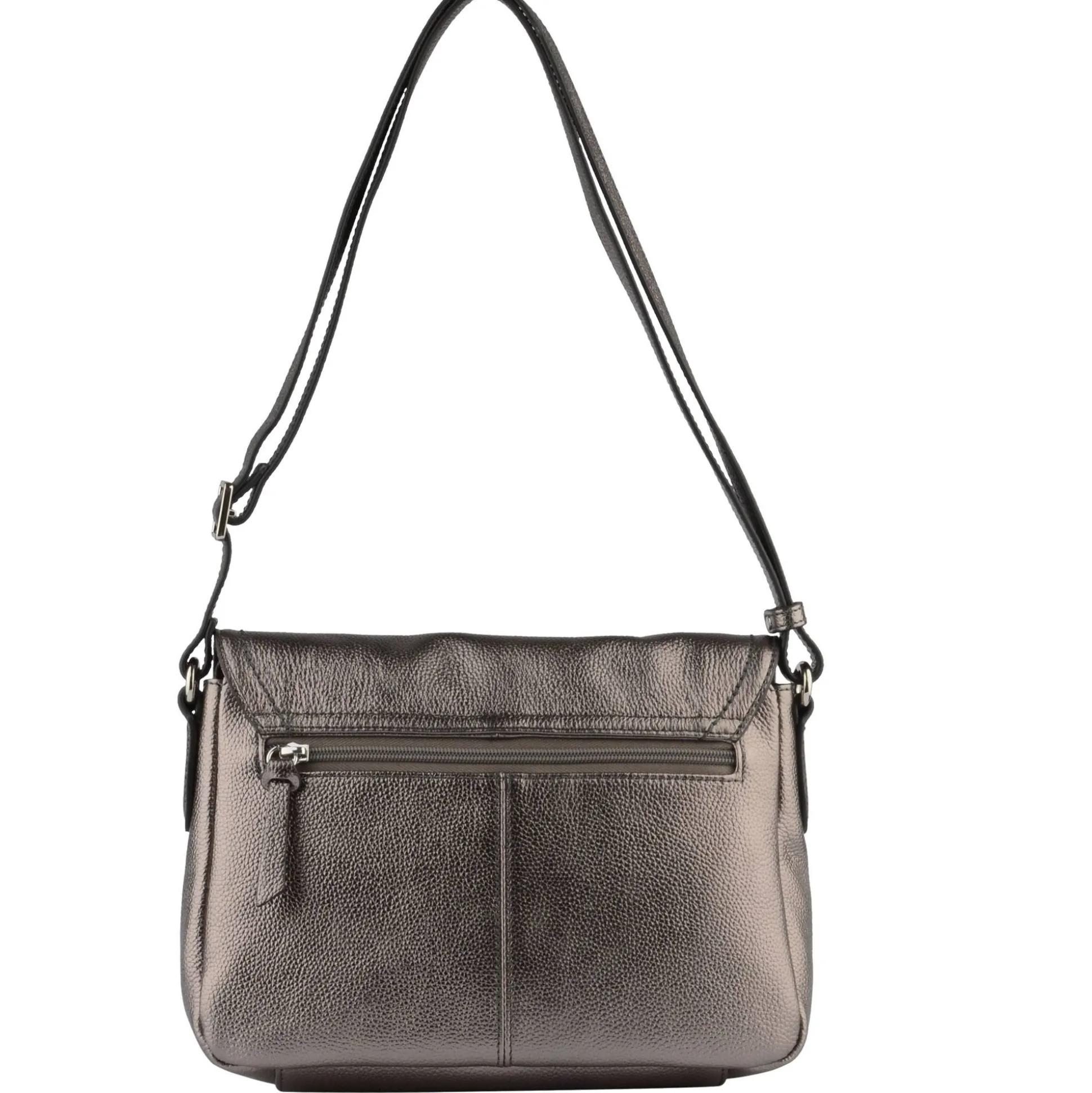 Francinel Sac besace Dorothee a rabat cuir graine*Femme Sacs Bandoulière