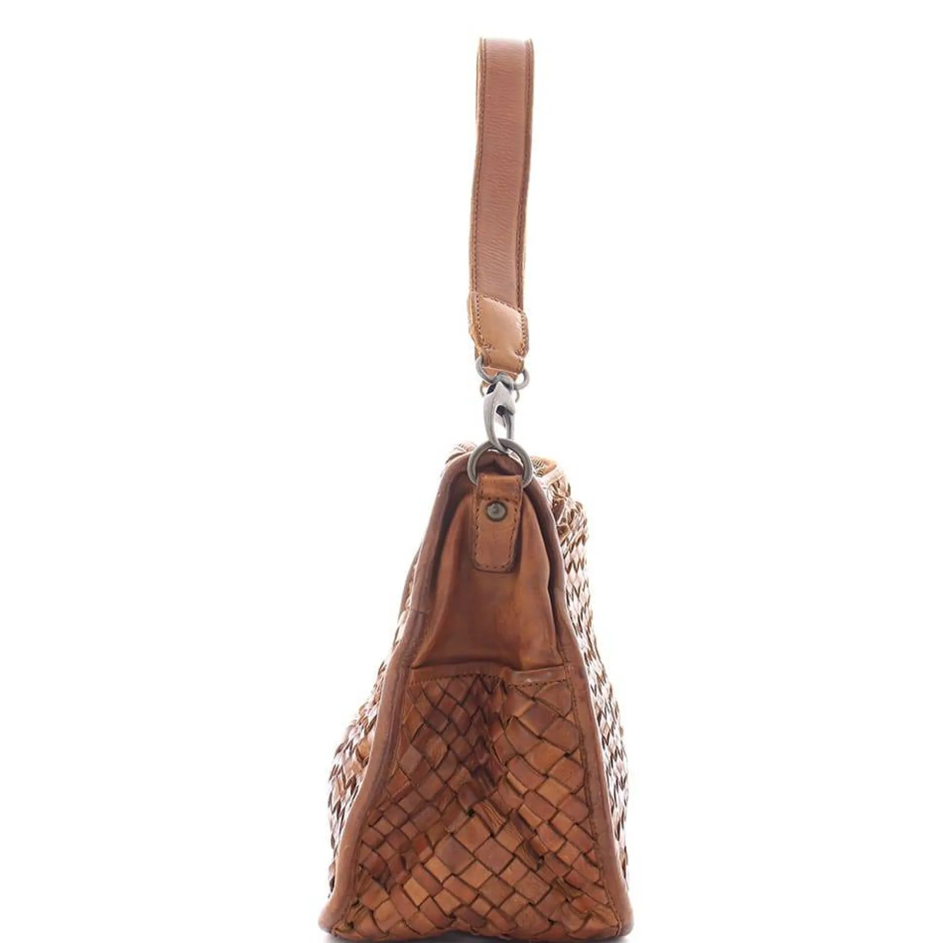 Gianni Conti Sac besace en cuir effet tresse*Femme Sacs Bandoulière