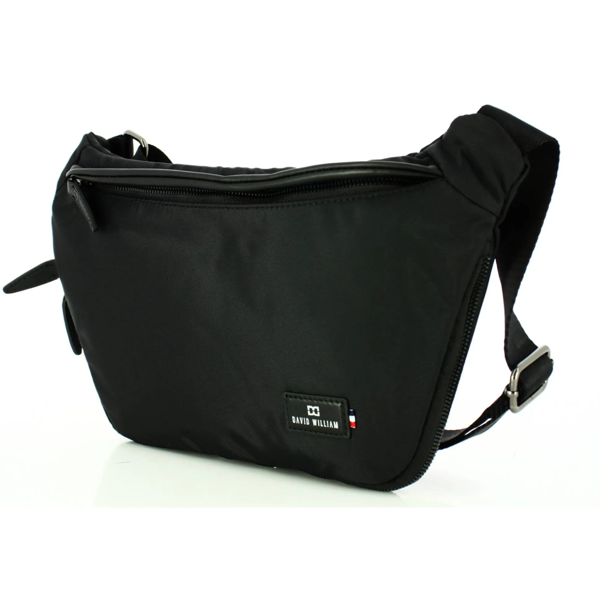David William Sac besace homme zippe en toile*Homme Sacs Besace